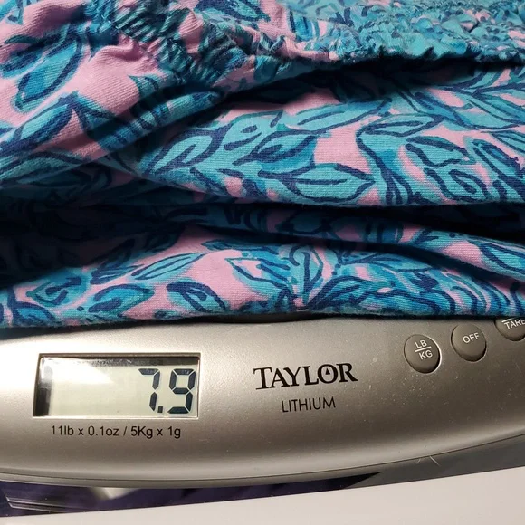 Lilly Pulitzer Collins Tank Dress Size Medium Knee Length Blue Pink - Picture 14 of 14